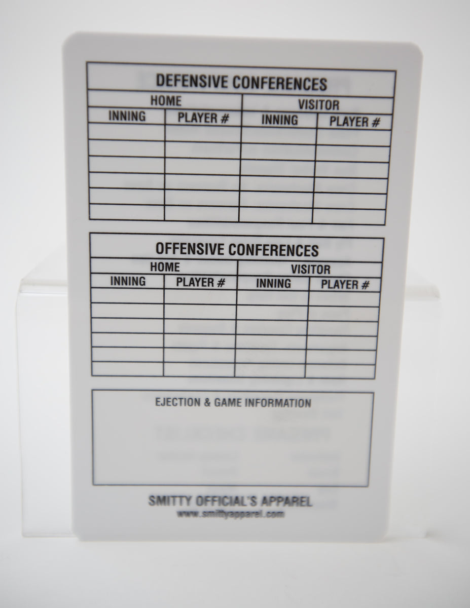 Great Call Athletics | Professional Game Card Holder | Book Style | Football Lacrosse Baseball Referee | Official's Choice!, Scorebooks - Canada