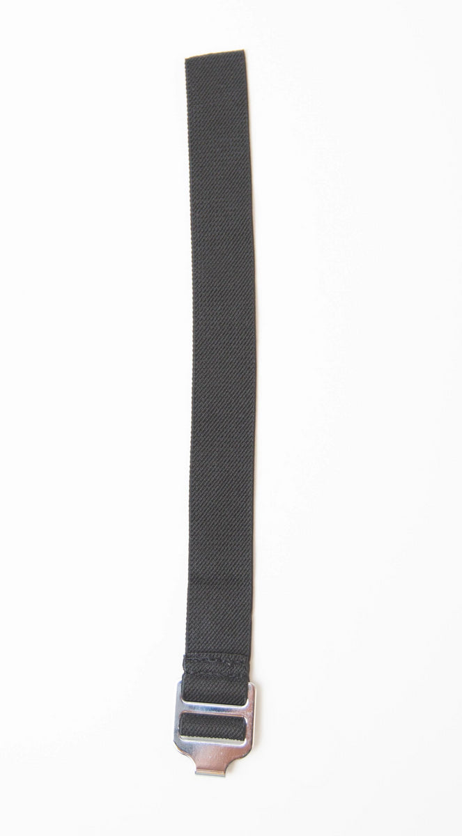 CHAMPRO Leg Guard Straps, Metal Clips (Black)