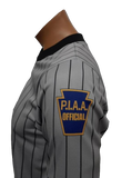 PIAA Grey Mesh V-Neck with Black Pinstripes