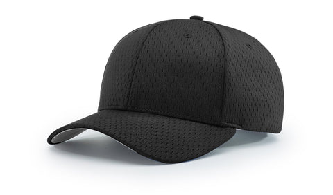 Richardson Adjustable Black Mesh Cap