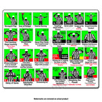Ref Smart Color Plastic Football Signal Card