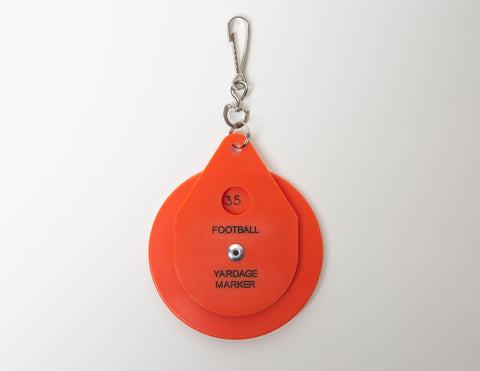 Orange Disc Chain Clip