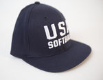 USA Softball Fitted 6 Stitch Cap