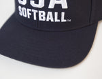 USA Softball Fitted 6 Stitch Cap