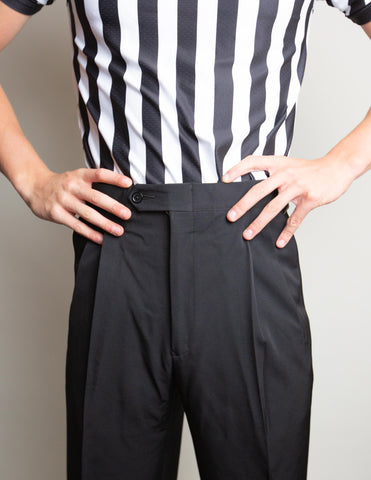 Smitty 4-Way Stretch Wide Leg Pleated Referee Pants