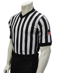 Smitty Body Flex 1" Stripe V-Neck Shirt-WIDE PANEL