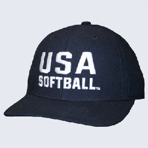 USA Softball Flex-fit 4 Stitch Cap
