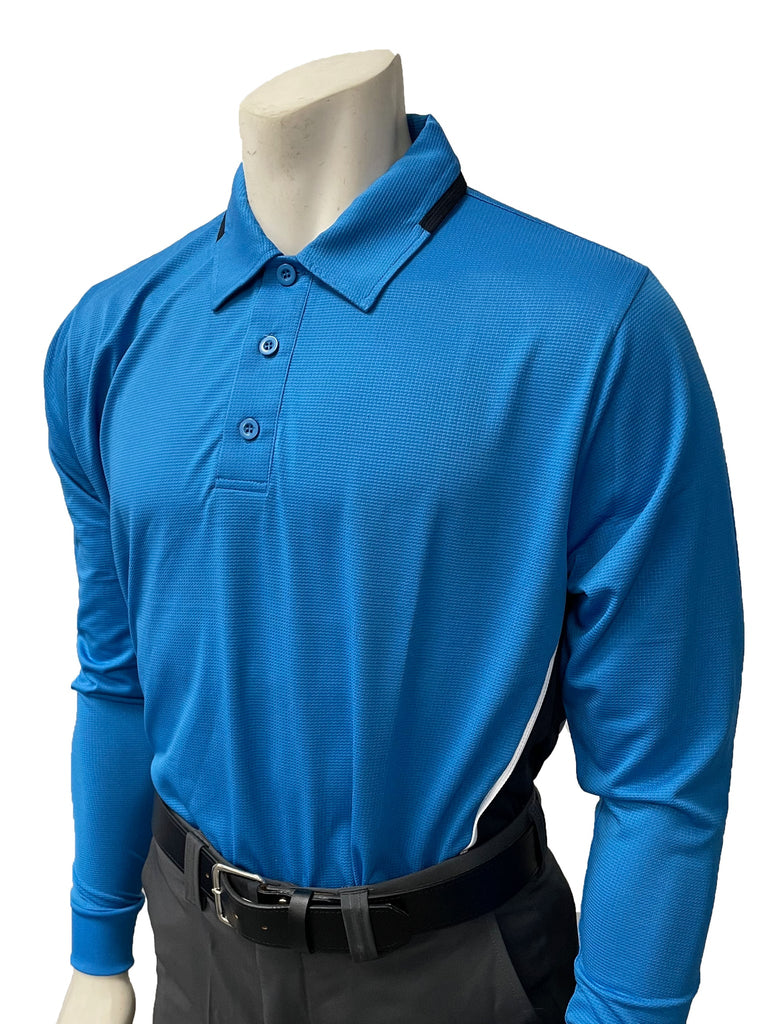 Smitty NCAA Softball Bright Blue Body Flex Umpire Shirt | 4XL Smitty NCAA Softball Bright Blue Body Flex Umpire Shirt | 4XL